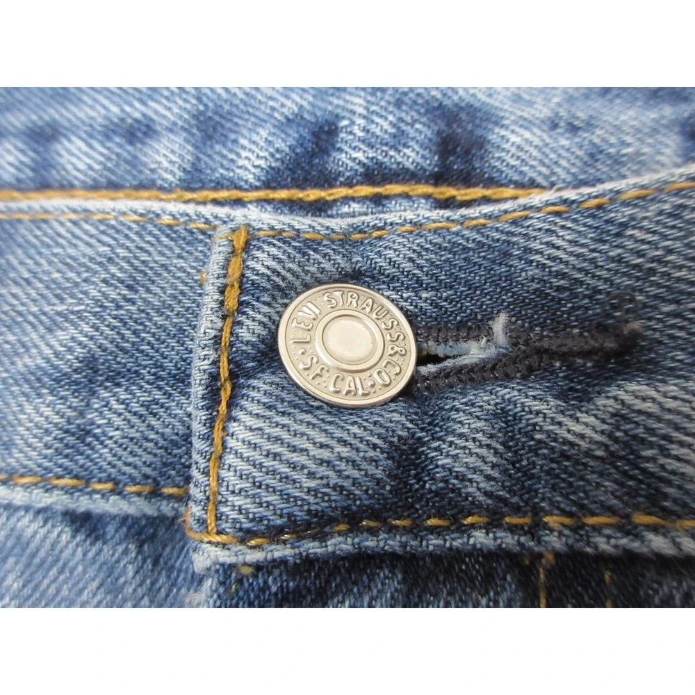 Levis 550 Jeans Mens 54x30 Blue Medium Wash Denim Relaxed Tapered Big & Tall‎